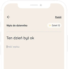 Diary entry on the phone